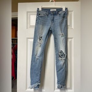 KanCan Light Blue Distressed Skinny Jeans